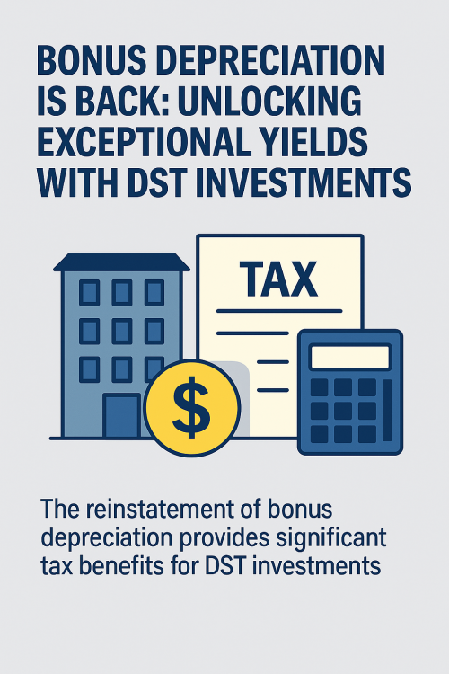 Bonus Depreciation is Back